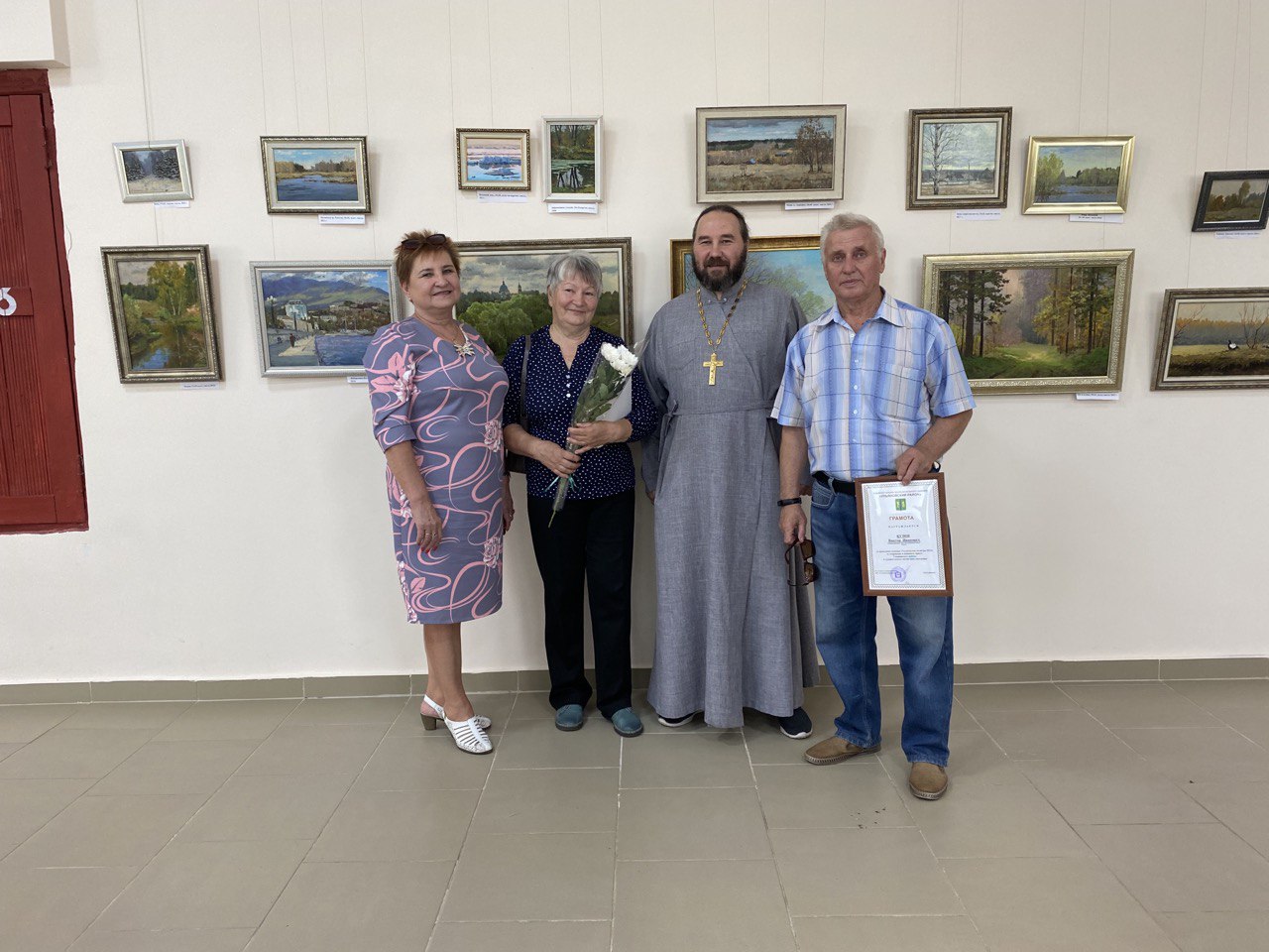 Завершилась выставка Виктора Кузина.